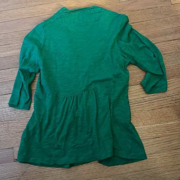 Bright spring parakeet top, Anthropologie Great Condition - Picture 3 of 6